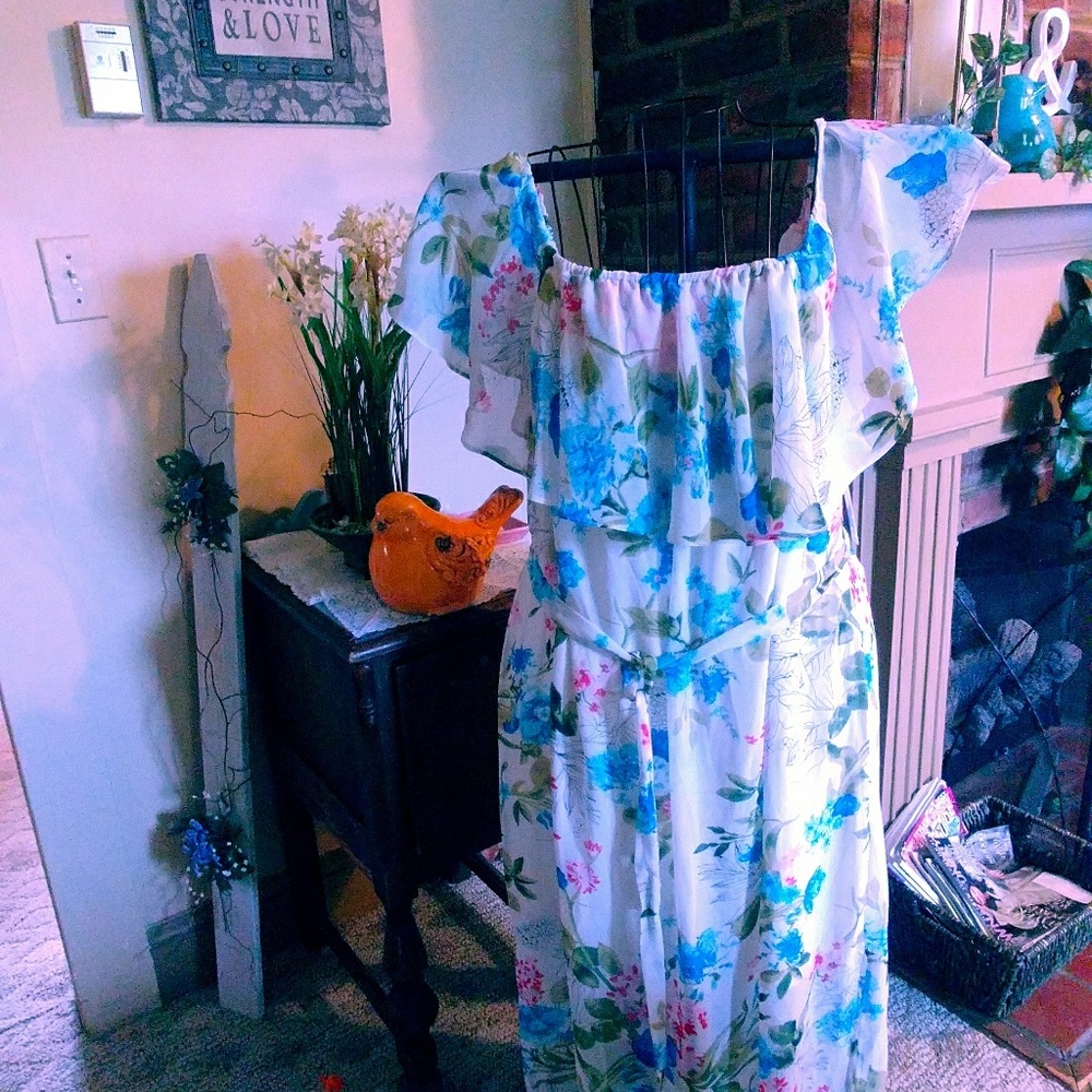 Size 20🌸floral Summer Dress nwt